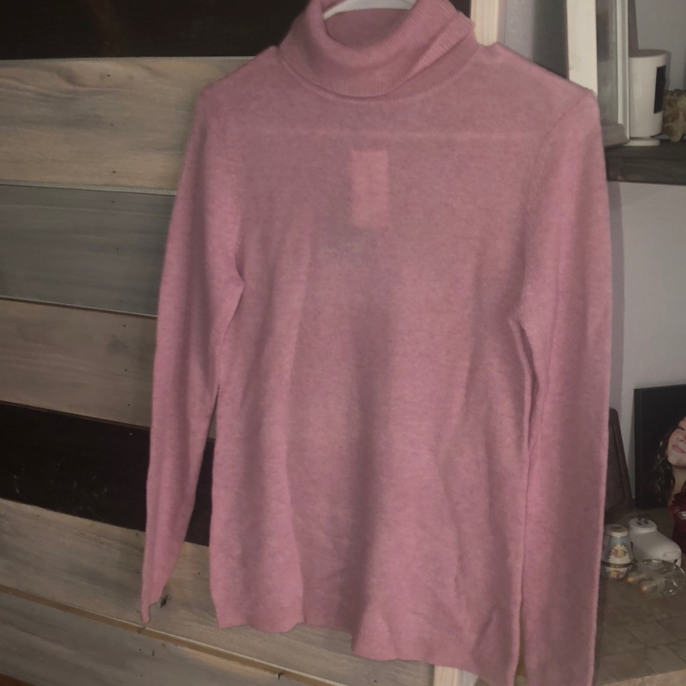 NWT - Charter Club Cashmere Pink Turtleneck